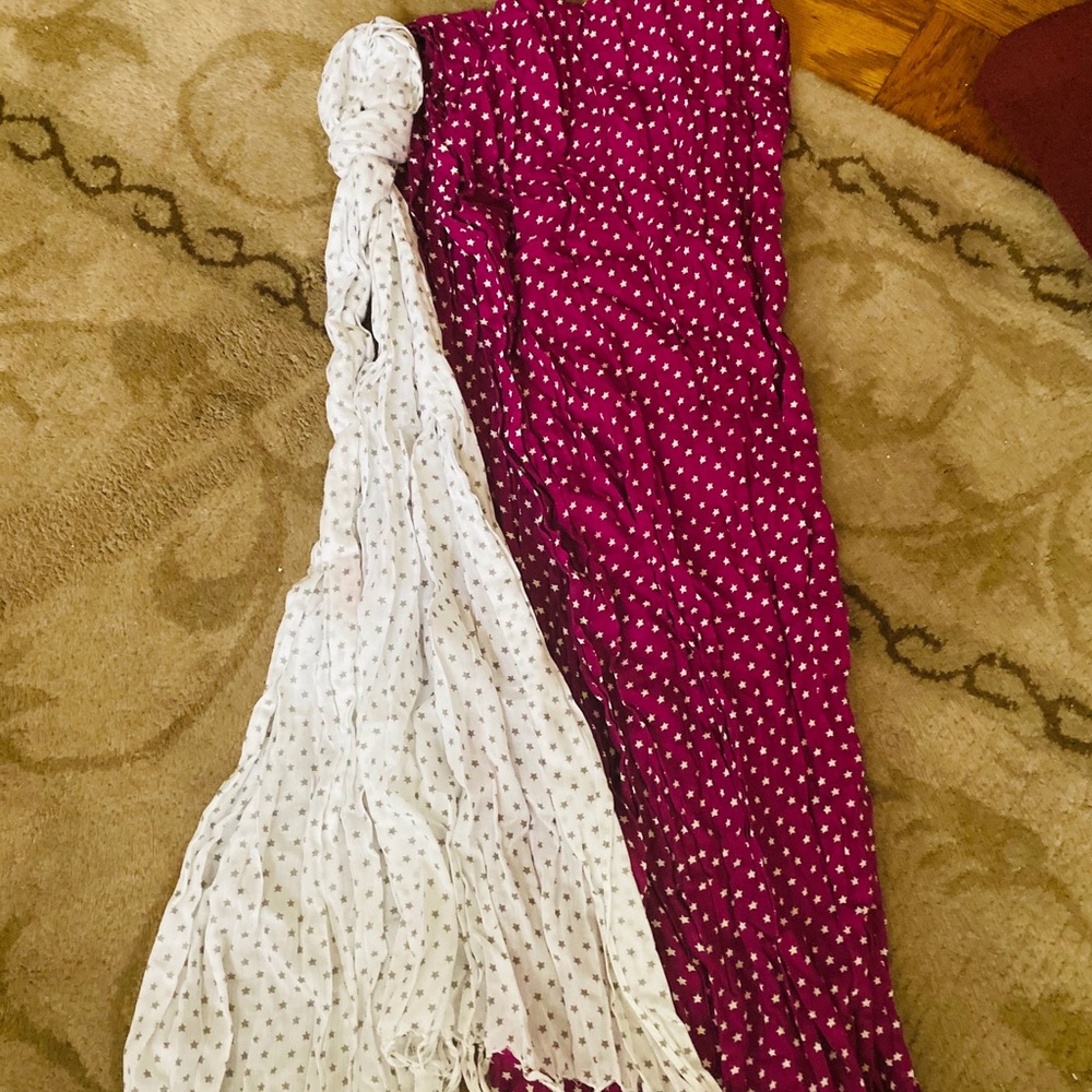 Aeropostale Star Print Scarf Bundle
